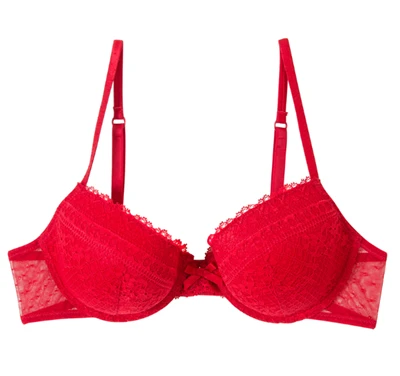 Ladies' Fancy Lace Push Up Bra